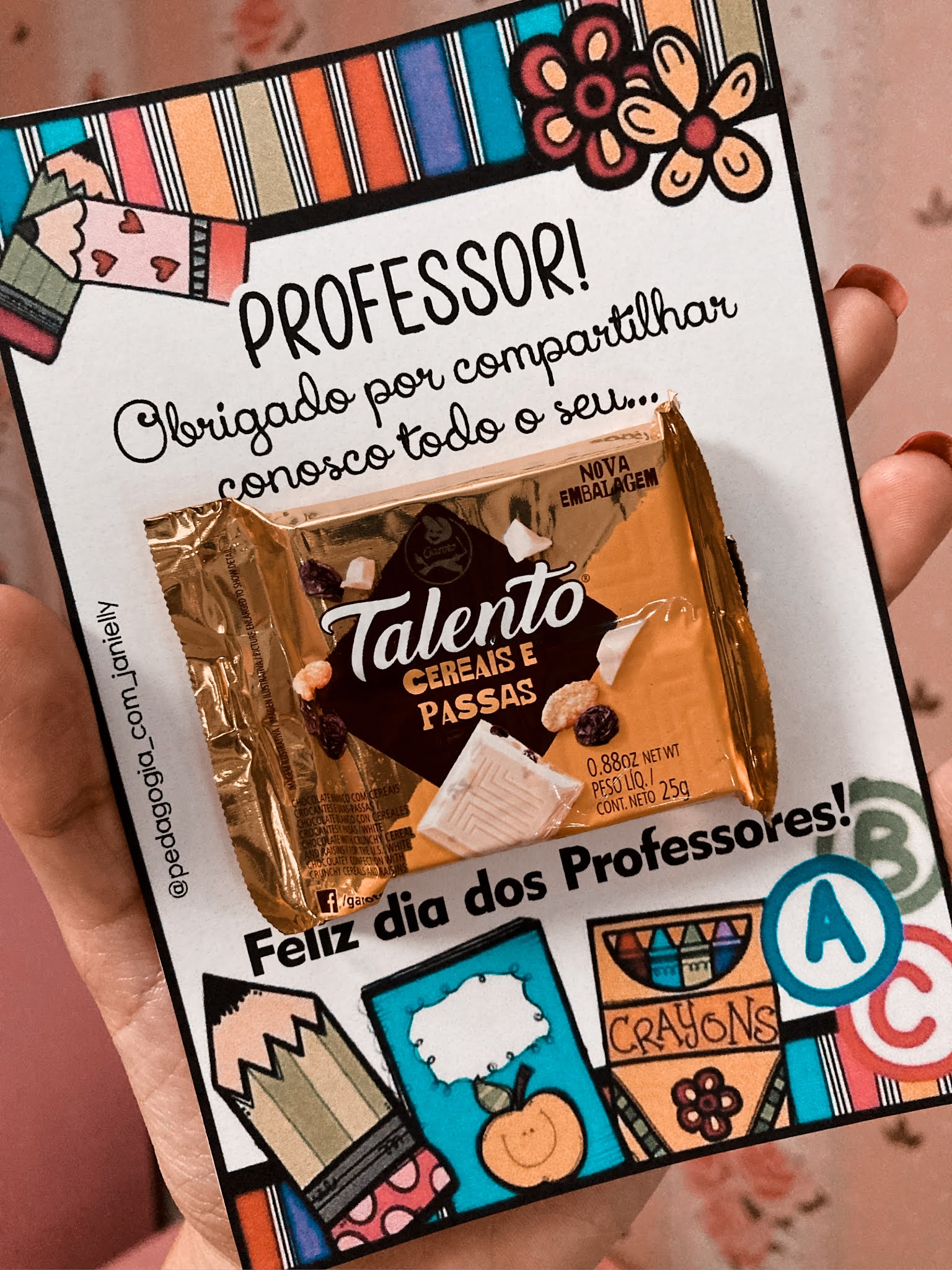 Lembrancinha Para Professor