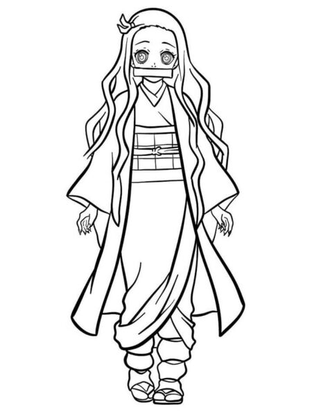 desenho-para-colorir-anime