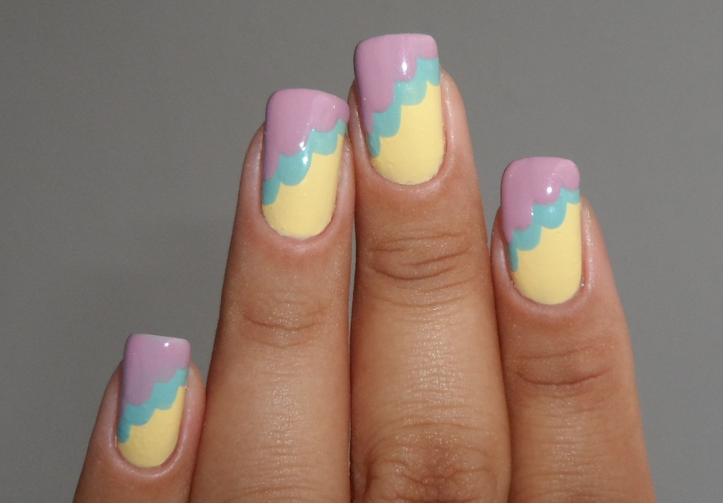 Unha Decorada Candy Colors