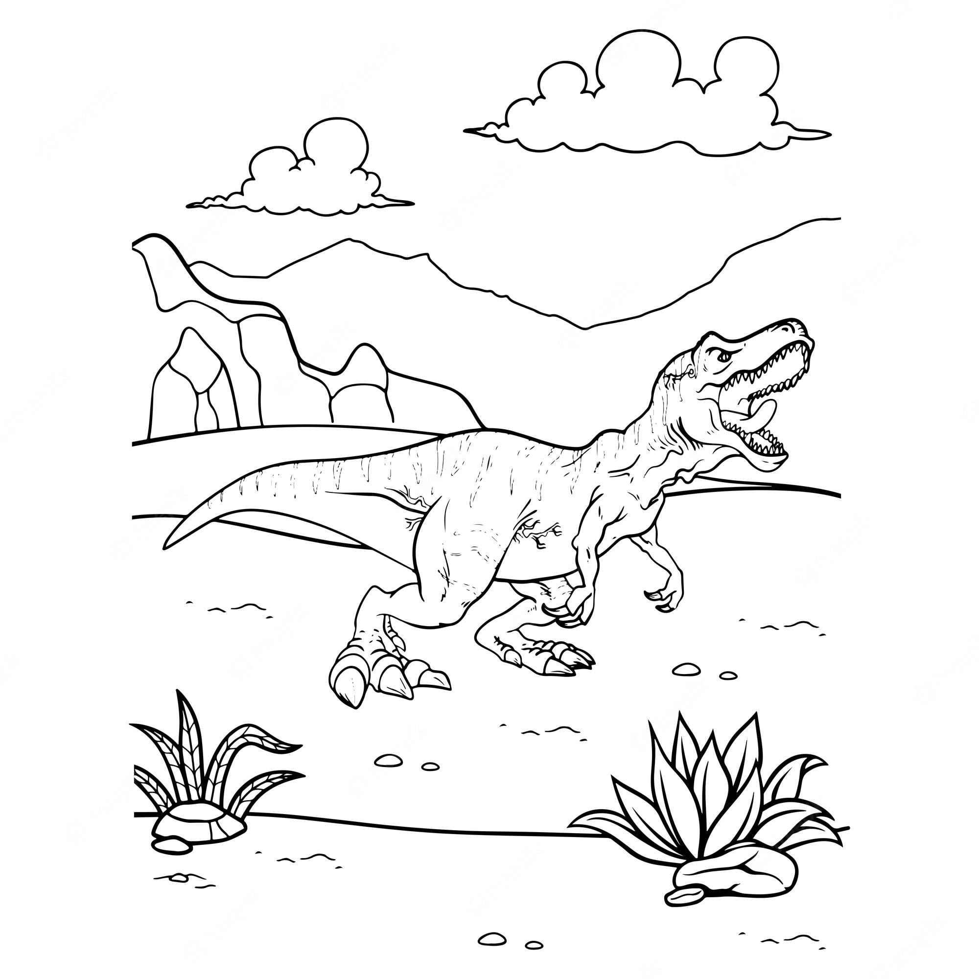 desenho-para-colorir-dinossauro