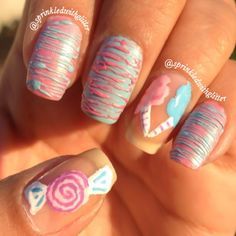 Candy Decorated Nail