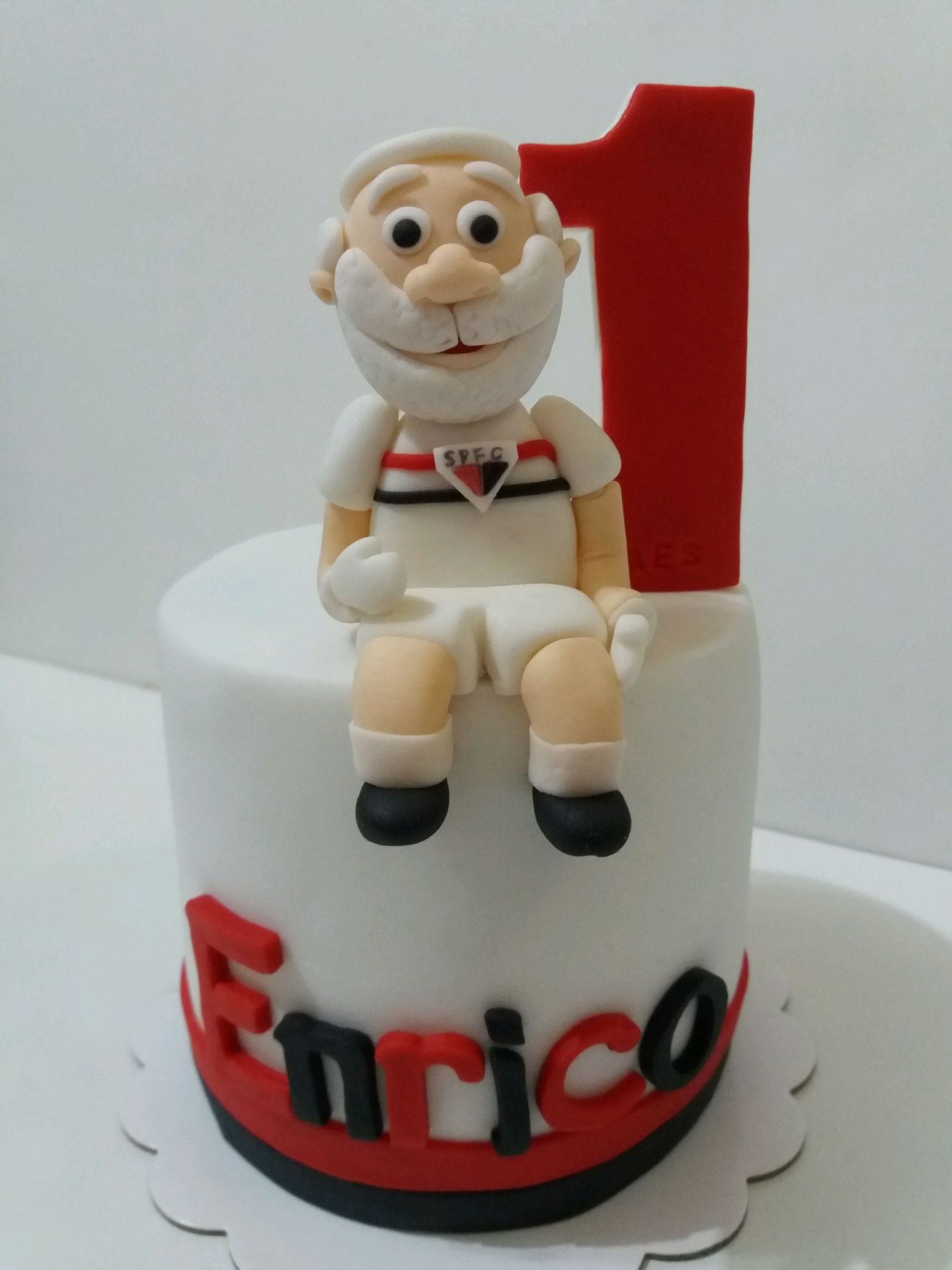 Bolo Decorado Sao Paulo Futebol