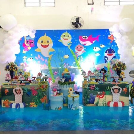 decoracao-festa-baby-shark