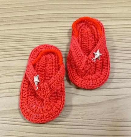 Sandalinha De Croche Para Bebe