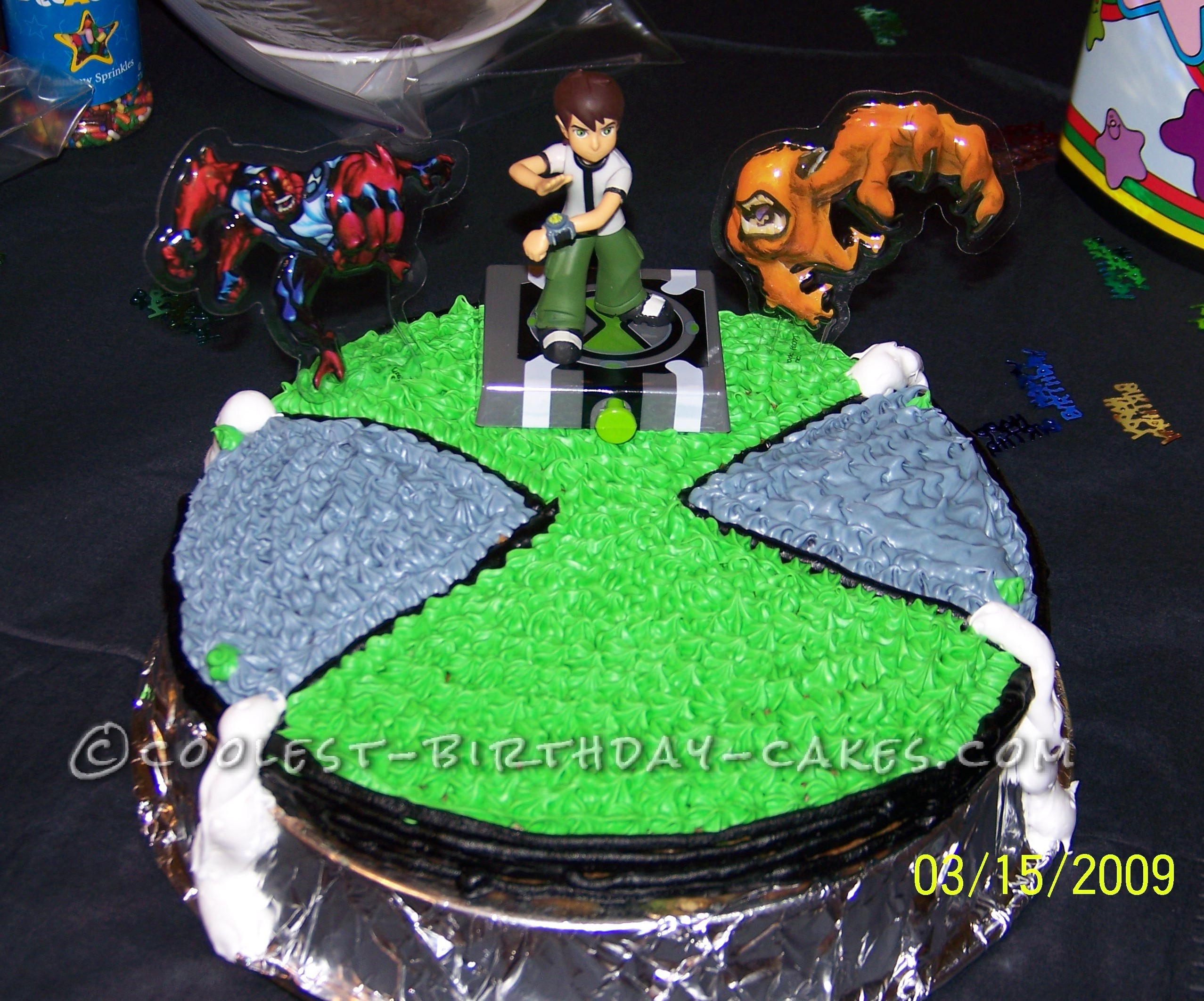 Ben 10 Decorated Cake