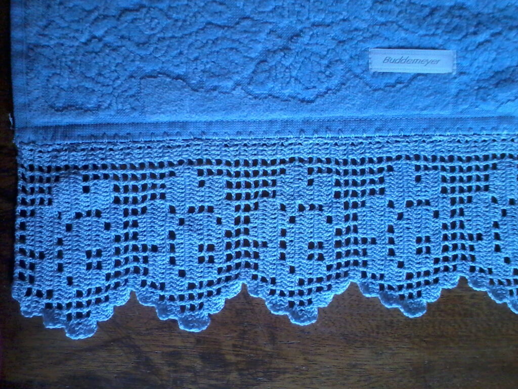 Bico De Croche Para Toalha De Banho