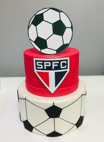 Decorated Cake Sao Paulo Football