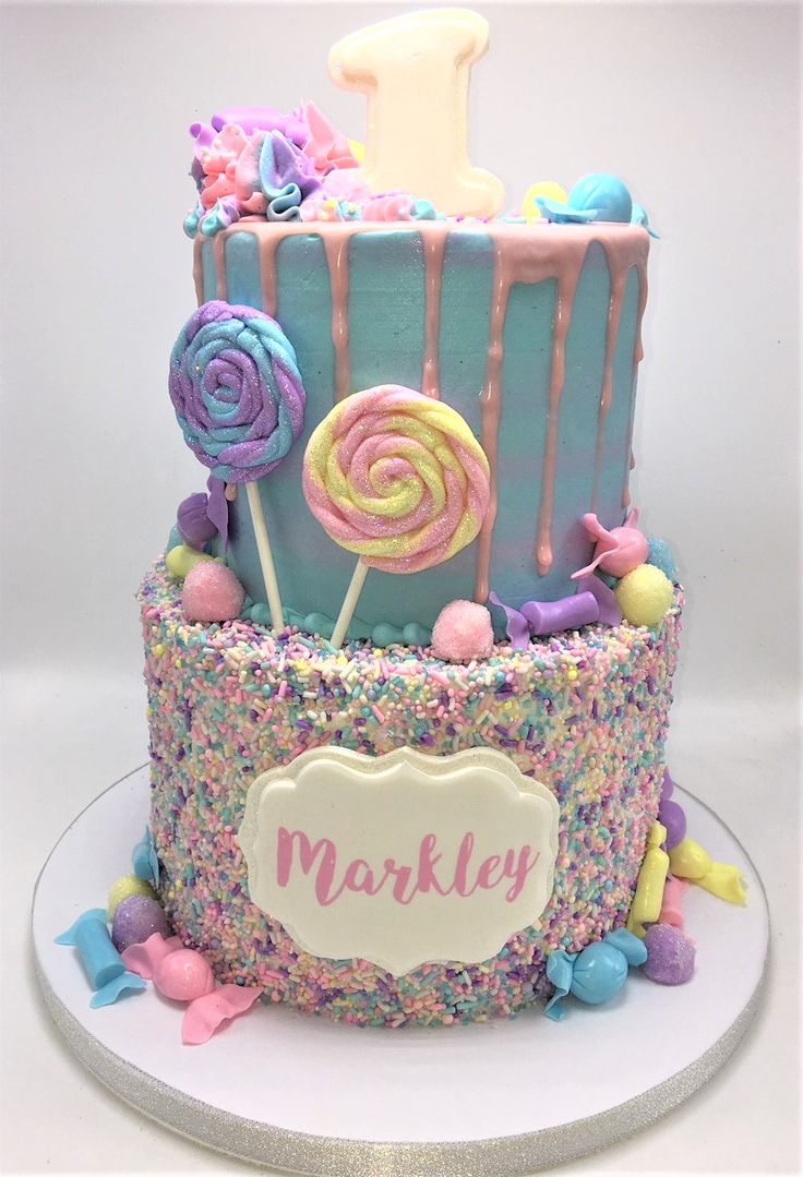 Candy Colors Decorated Cake