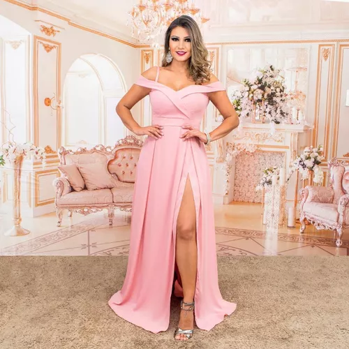 vestido rosa claro madrinhas
