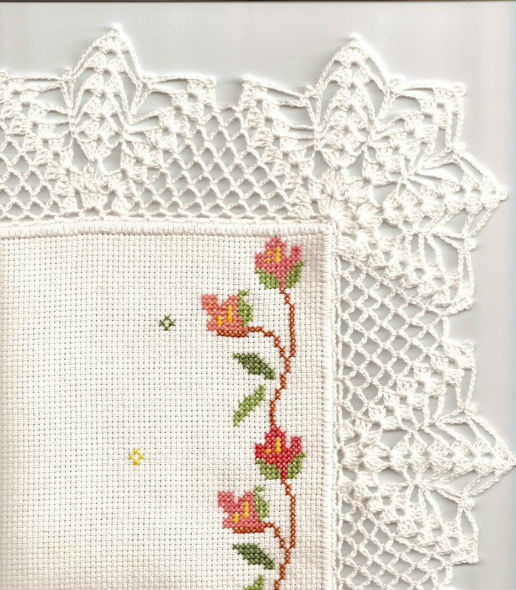 Modelos de Bico De Croche Toalha De Mesa