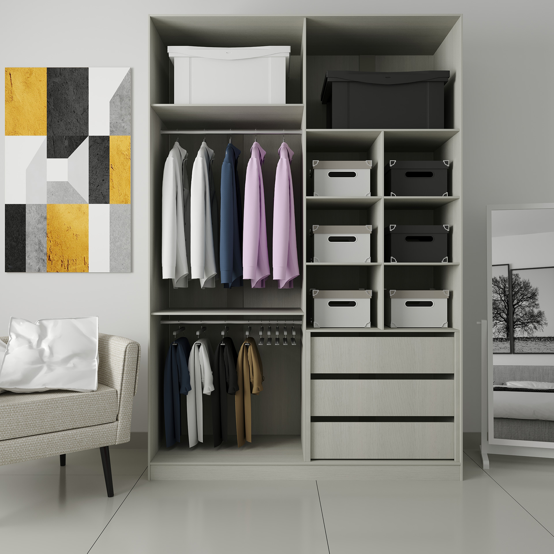 Decoração Closet Pequeno