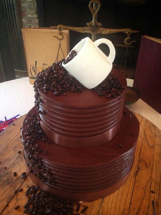 Bolo Decorado Café