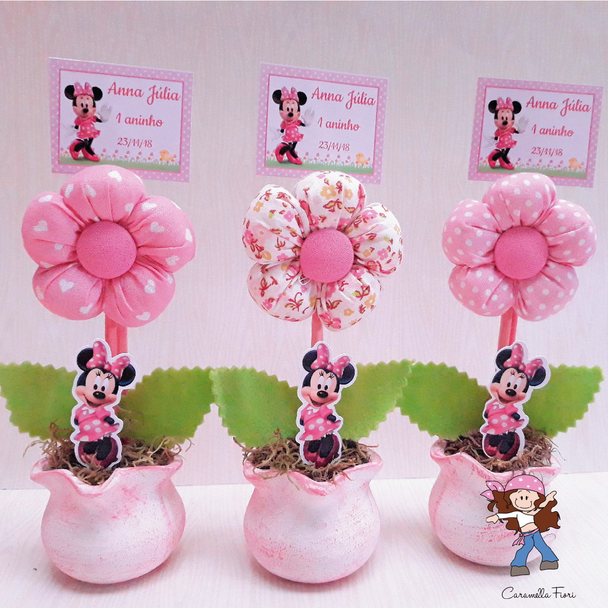 site:elo7.com.br Lembrancinha Minnie Rosa