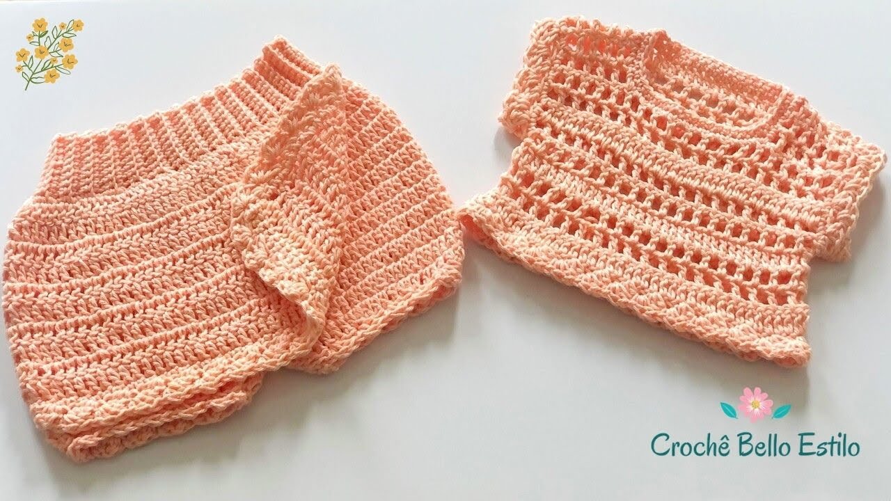 Conjunto Infantil De Croche