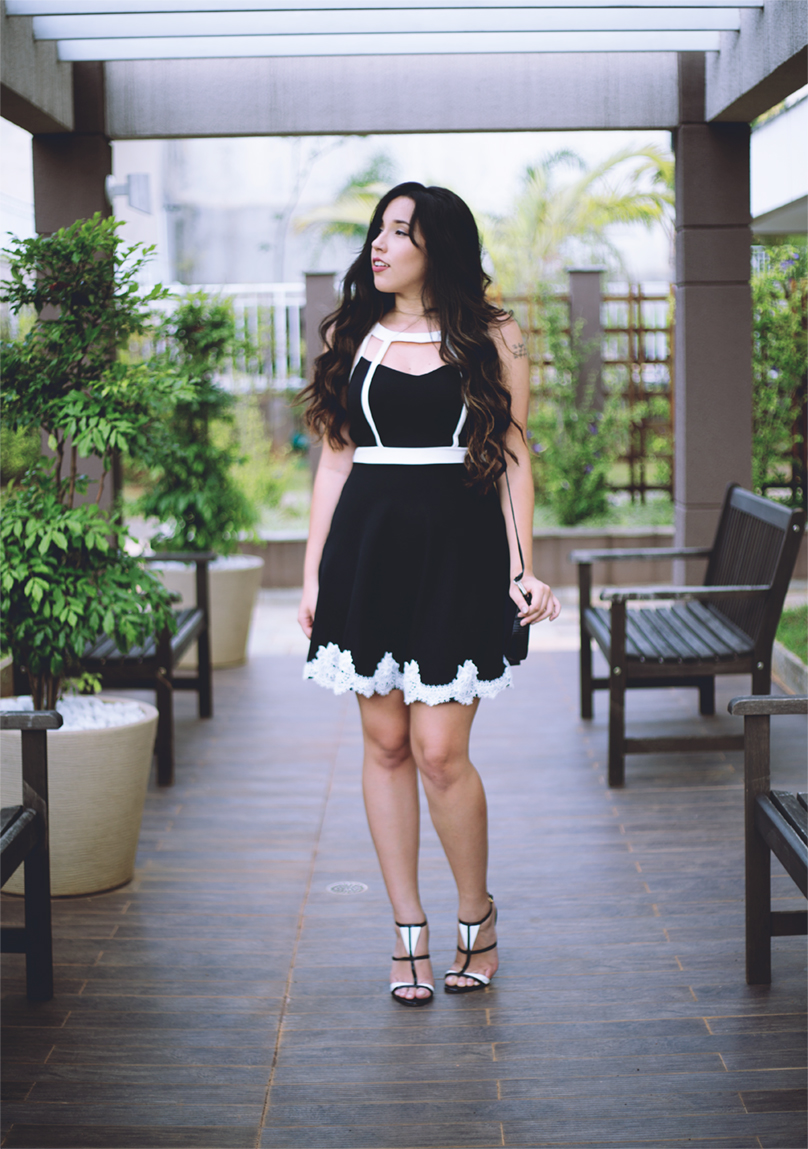 Look com Vestido Preto