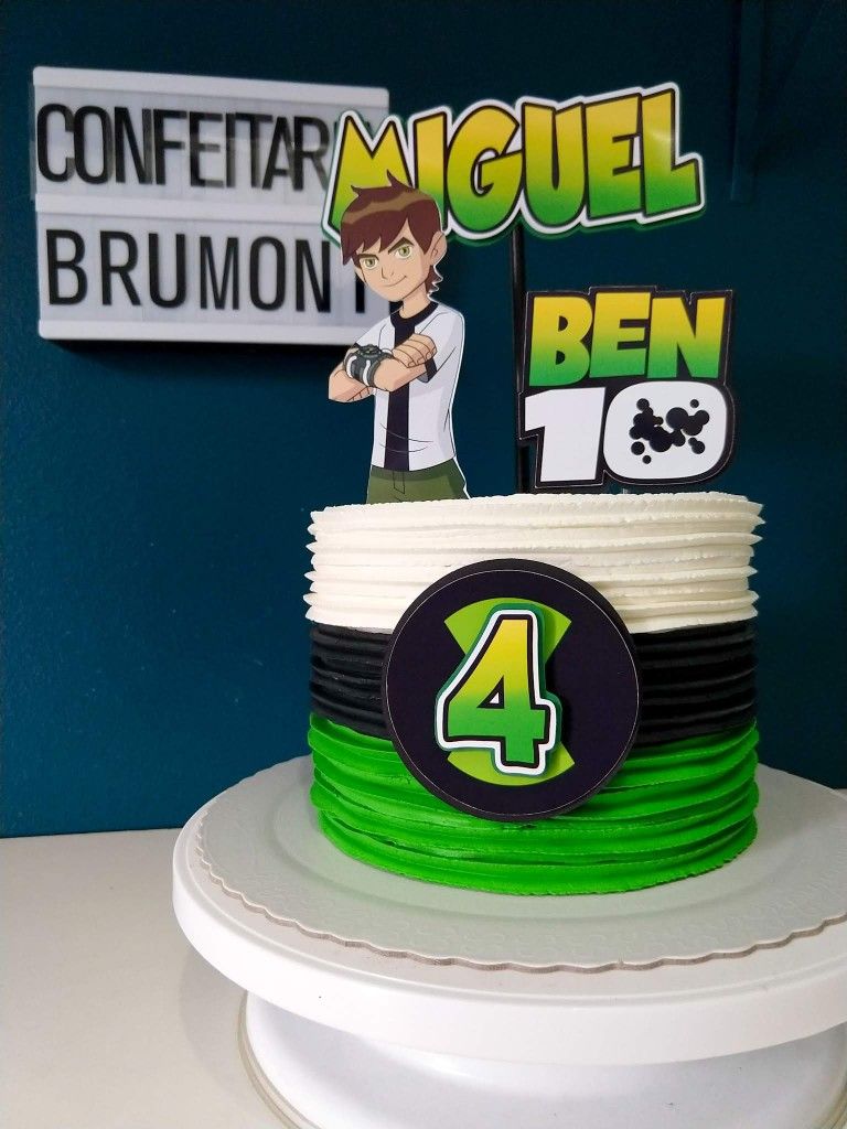 Bolo Decorado Ben 10