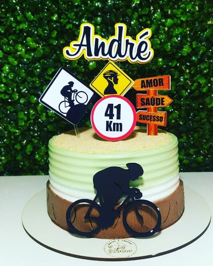 Bolo Decorado Bike
