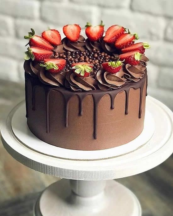 Bolo Decorado Chocolate