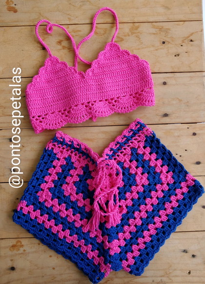 Conjunto Infantil De Croche