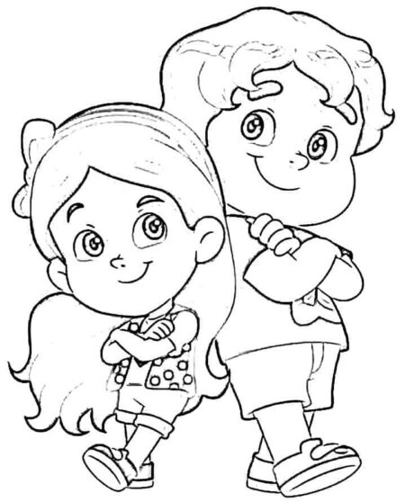 desenho-para-colorir-maria-clara-e-jp