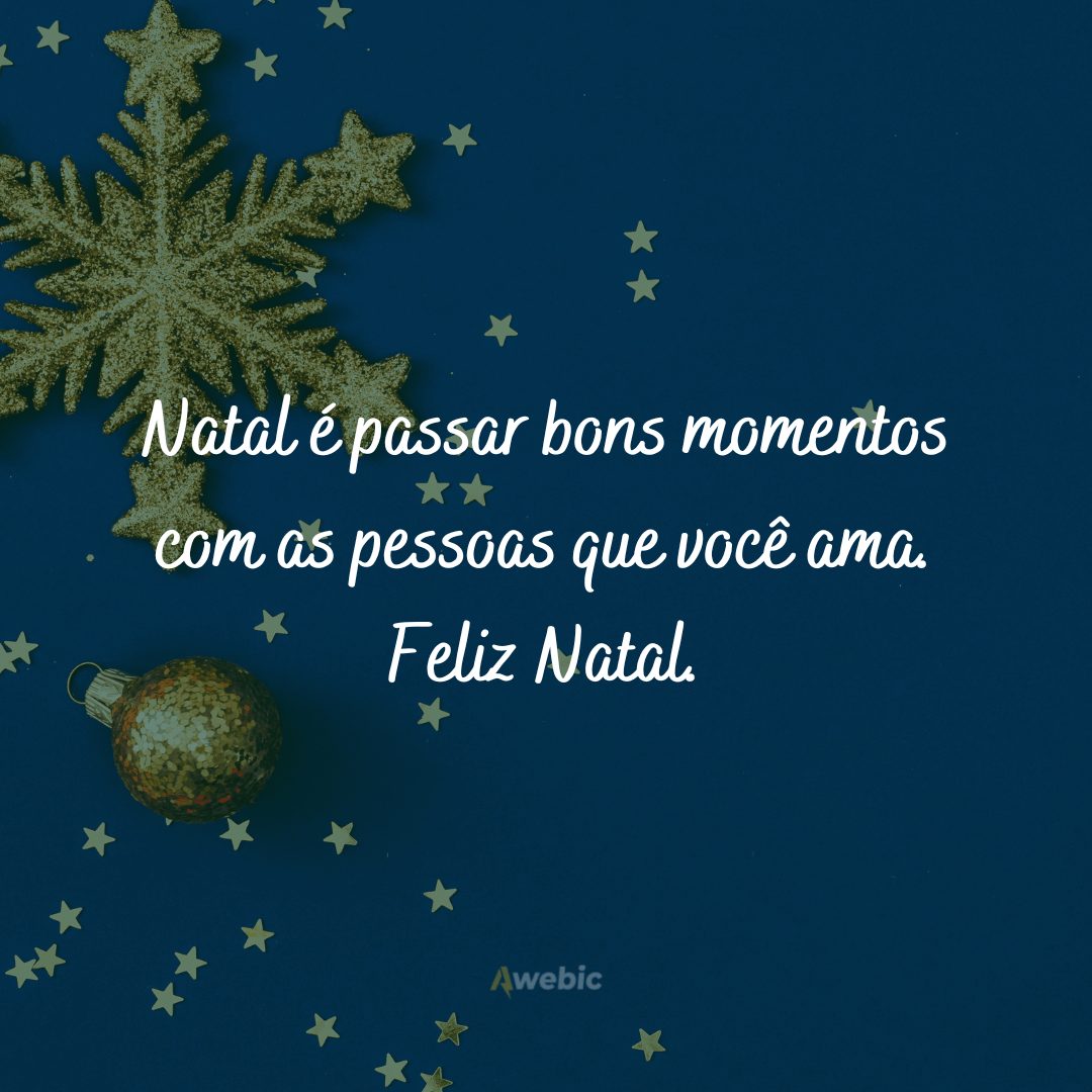 Mensagem de Bom Dia para o Natal