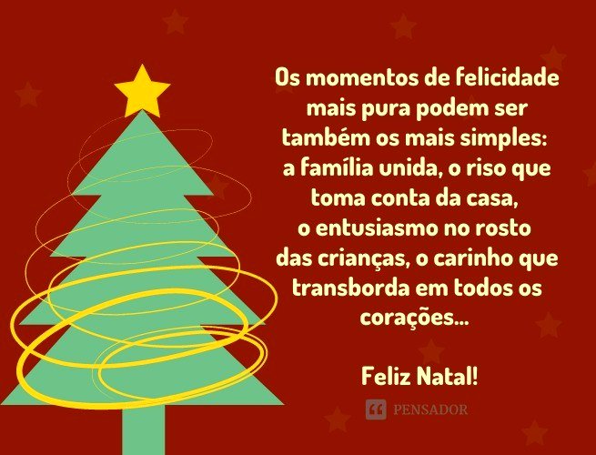 Mensagem de Bom Dia para o Natal