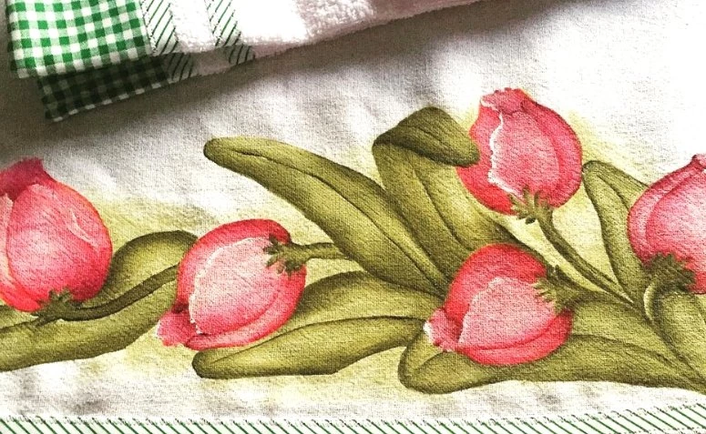 Pintura Em Pano De Prato