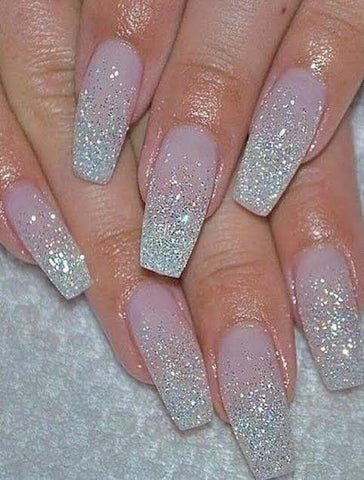 Unha Decorada Com Glitter