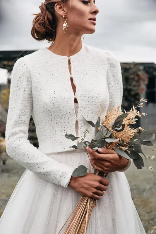 Vestido de Noiva para Casamentos de Inverno
