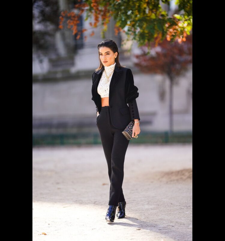 look-blazer-cinza-feminino