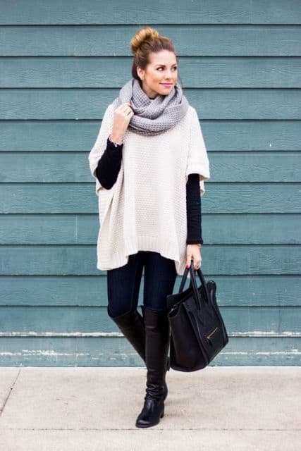 look-com-poncho-feminino