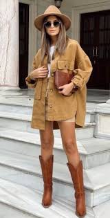 look-bota-marrom-feminino