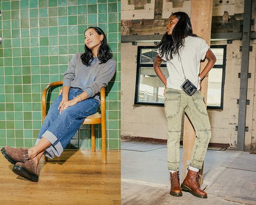 look-bota-marrom-feminino