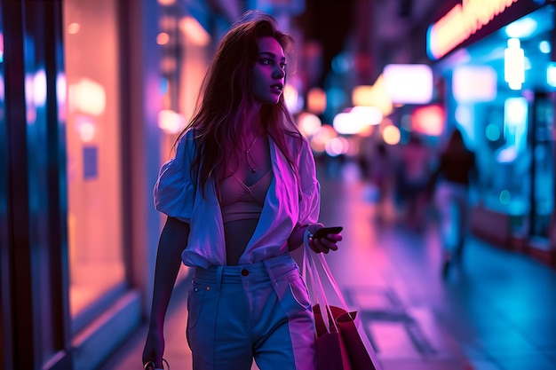 look-para-ir-ao-shopping-a-noite-feminino