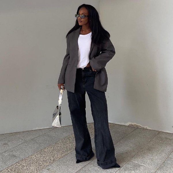 look-blazer-cinza-feminino