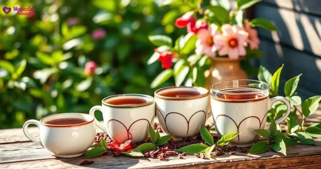 Chás antioxidantes