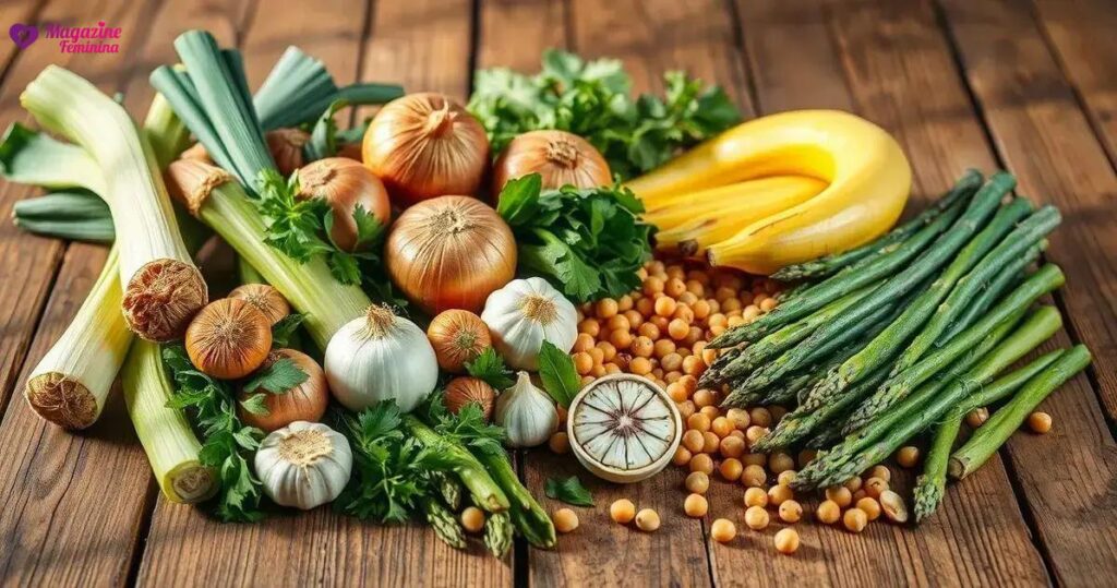 Alimentos ricos em prebióticos