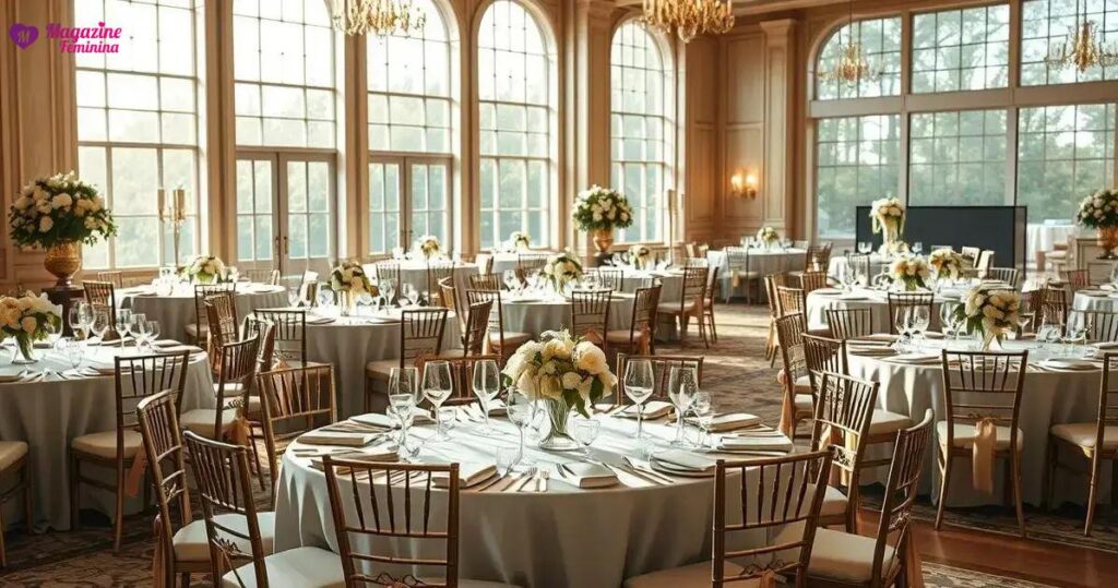Como organizar a distribuição de mesas na recepção do casamento