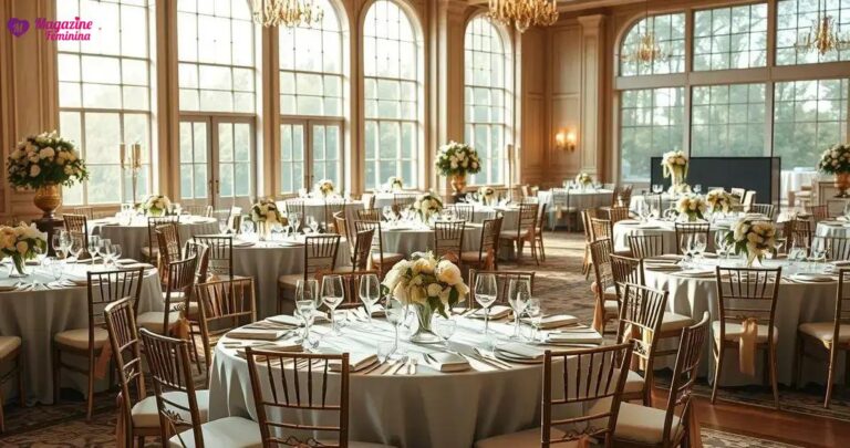 Como organizar a distribuição de mesas na recepção do casamento