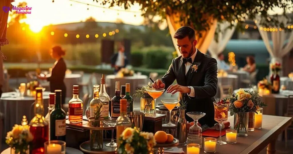 É necessário contratar bartenders para o casamento
