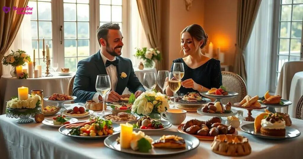 É necessário provar o cardápio antes do casamento