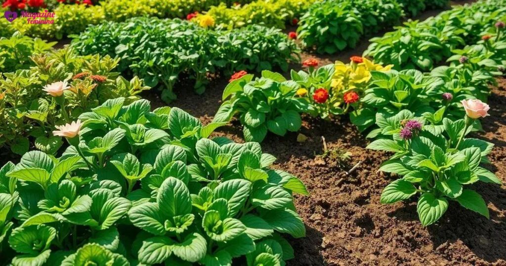 Rotação de plantas