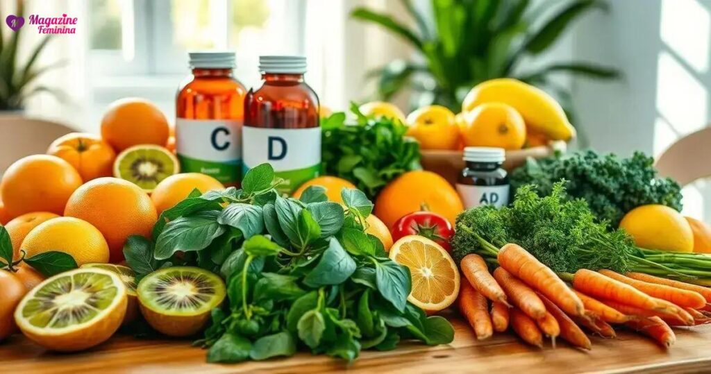 Vitaminas para fortalecer o sistema imunológico feminino