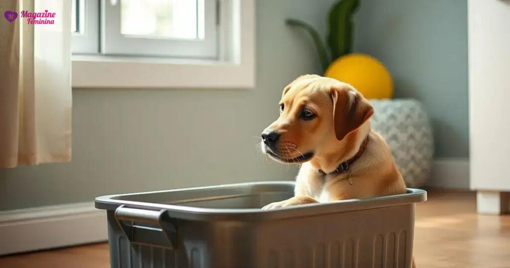 como ensinar cachorro filhote a fazer necessidades no lugar certo