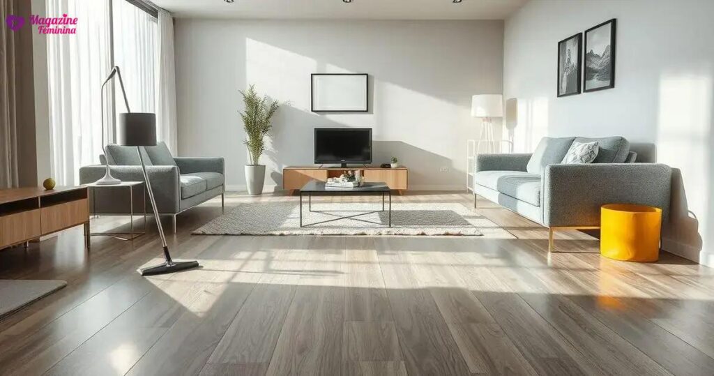 como limpar piso laminado