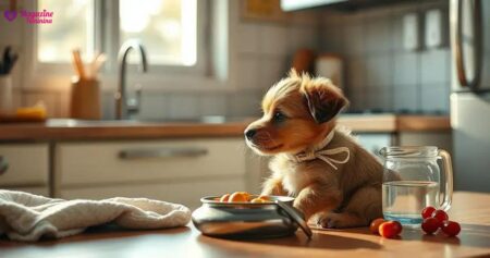 quantas vezes por dia um cachorro filhote deve comer