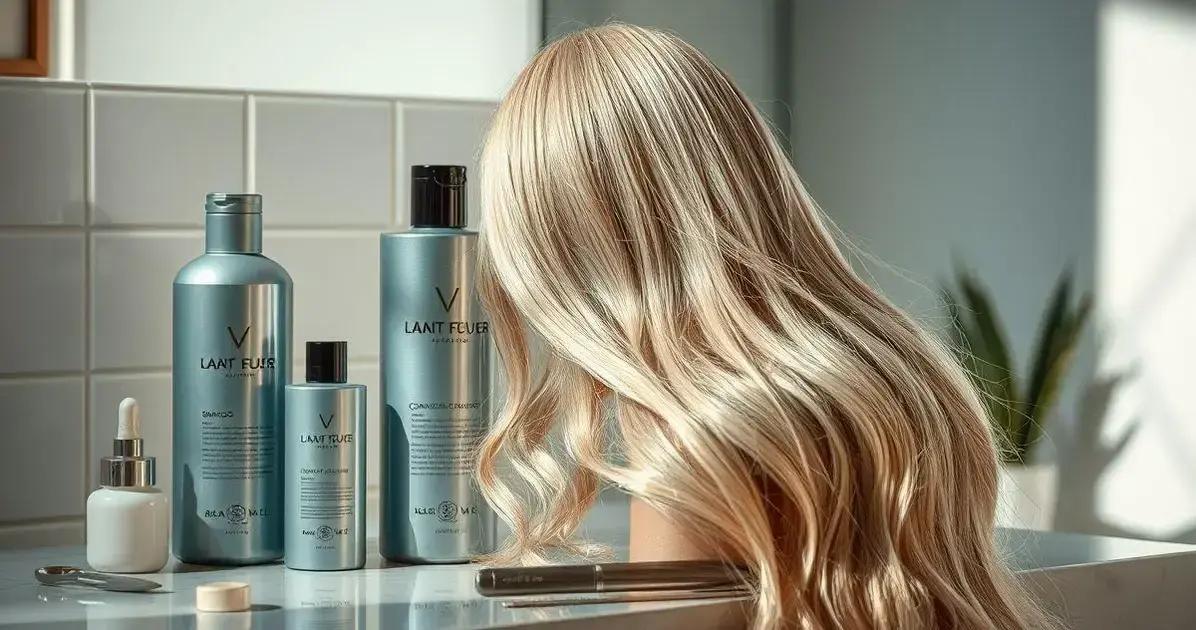 cabelo loiro platinado cuidados