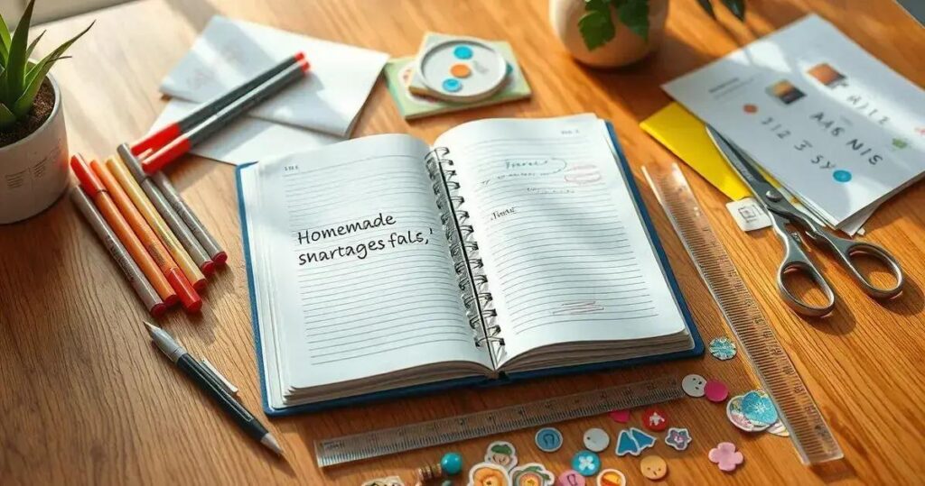 caderno inteligente caseiro