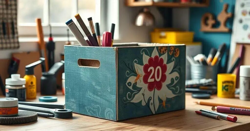 caixa mdf decorada passo a passo