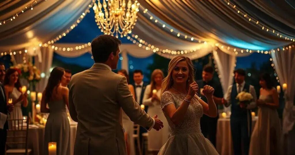casamento a noite